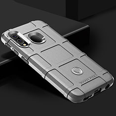 Custodia Silicone Ultra Sottile Morbida 360 Gradi Cover J02S per Samsung Galaxy A40 Grigio