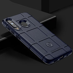 Custodia Silicone Ultra Sottile Morbida 360 Gradi Cover J02S per Samsung Galaxy A60 Blu