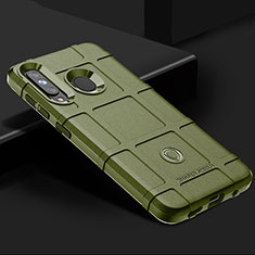Custodia Silicone Ultra Sottile Morbida 360 Gradi Cover J02S per Samsung Galaxy A60 Verde