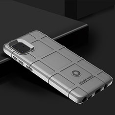 Custodia Silicone Ultra Sottile Morbida 360 Gradi Cover J02S per Samsung Galaxy A81 Grigio