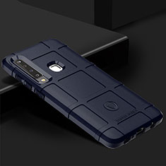 Custodia Silicone Ultra Sottile Morbida 360 Gradi Cover J02S per Samsung Galaxy A9 Star Pro Blu