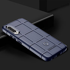 Custodia Silicone Ultra Sottile Morbida 360 Gradi Cover J02S per Samsung Galaxy A90 5G Blu