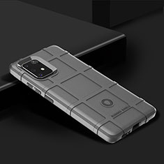 Custodia Silicone Ultra Sottile Morbida 360 Gradi Cover J02S per Samsung Galaxy A91 Grigio