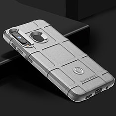 Custodia Silicone Ultra Sottile Morbida 360 Gradi Cover J02S per Samsung Galaxy M40 Grigio