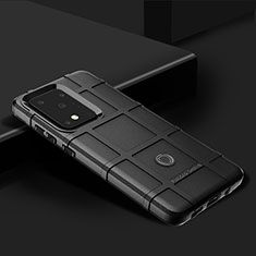Custodia Silicone Ultra Sottile Morbida 360 Gradi Cover J02S per Samsung Galaxy S20 Ultra Nero