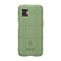 Custodia Silicone Ultra Sottile Morbida 360 Gradi Cover J02S per Samsung Galaxy Xcover Pro 2 5G Verde