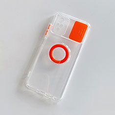 Custodia Silicone Ultra Sottile Morbida 360 Gradi Cover MJ1 per Xiaomi Redmi Note 10 4G Arancione