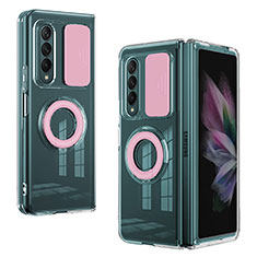 Custodia Silicone Ultra Sottile Morbida 360 Gradi Cover MJ2 per Samsung Galaxy Z Fold4 5G Rosa