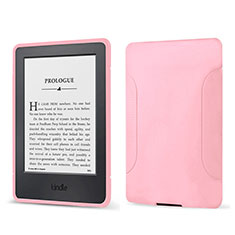 Custodia Silicone Ultra Sottile Morbida 360 Gradi Cover per Amazon Kindle 6 inch Rosa
