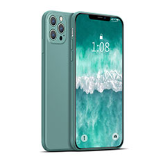 Custodia Silicone Ultra Sottile Morbida 360 Gradi Cover per Apple iPhone 12 Pro Verde