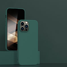 Custodia Silicone Ultra Sottile Morbida 360 Gradi Cover per Apple iPhone 14 Pro Max Verde