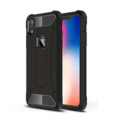 Custodia Silicone Ultra Sottile Morbida 360 Gradi Cover per Apple iPhone XR Nero