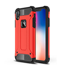 Custodia Silicone Ultra Sottile Morbida 360 Gradi Cover per Apple iPhone XR Rosso