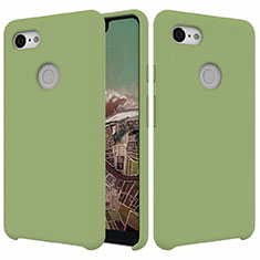 Custodia Silicone Ultra Sottile Morbida 360 Gradi Cover per Google Pixel 3 XL Verde