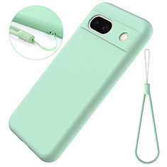 Custodia Silicone Ultra Sottile Morbida 360 Gradi Cover per Google Pixel 8a 5G Verde