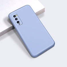 Custodia Silicone Ultra Sottile Morbida 360 Gradi Cover per Huawei Enjoy 20 Pro 5G Cielo Blu