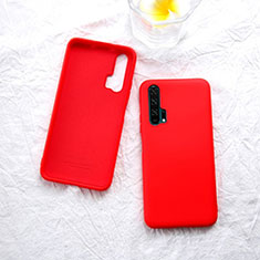 Custodia Silicone Ultra Sottile Morbida 360 Gradi Cover per Huawei Honor 20 Pro Rosso