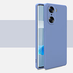 Custodia Silicone Ultra Sottile Morbida 360 Gradi Cover per Huawei Honor 60 5G Grigio Lavanda