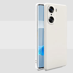 Custodia Silicone Ultra Sottile Morbida 360 Gradi Cover per Huawei Honor 60 Pro 5G Bianco