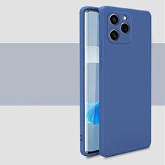 Custodia Silicone Ultra Sottile Morbida 360 Gradi Cover per Huawei Honor 60 SE 5G Blu