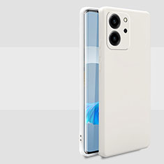 Custodia Silicone Ultra Sottile Morbida 360 Gradi Cover per Huawei Honor 80 SE 5G Bianco