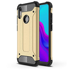 Custodia Silicone Ultra Sottile Morbida 360 Gradi Cover per Huawei Honor 8A Oro