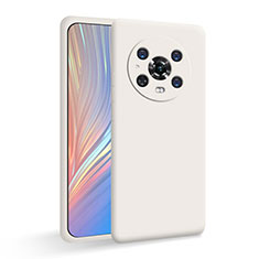 Custodia Silicone Ultra Sottile Morbida 360 Gradi Cover per Huawei Honor Magic4 Pro 5G Bianco