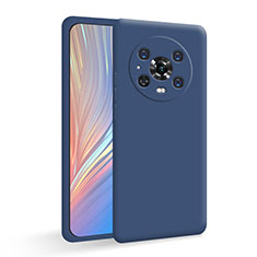 Custodia Silicone Ultra Sottile Morbida 360 Gradi Cover per Huawei Honor Magic4 Pro 5G Blu