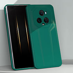 Custodia Silicone Ultra Sottile Morbida 360 Gradi Cover per Huawei Honor Magic5 Ultimate 5G Verde