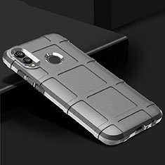 Custodia Silicone Ultra Sottile Morbida 360 Gradi Cover per Huawei Honor V10 Lite Argento