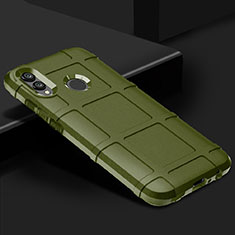 Custodia Silicone Ultra Sottile Morbida 360 Gradi Cover per Huawei Honor V10 Lite Verde