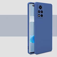 Custodia Silicone Ultra Sottile Morbida 360 Gradi Cover per Huawei Honor V40 5G Blu