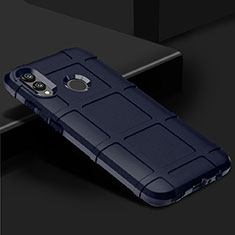 Custodia Silicone Ultra Sottile Morbida 360 Gradi Cover per Huawei Honor View 10 Lite Blu