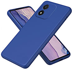 Custodia Silicone Ultra Sottile Morbida 360 Gradi Cover per Huawei Honor X5 Blu