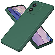 Custodia Silicone Ultra Sottile Morbida 360 Gradi Cover per Huawei Honor X5 Verde