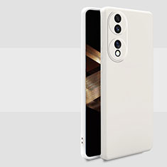 Custodia Silicone Ultra Sottile Morbida 360 Gradi Cover per Huawei Honor X7b Bianco