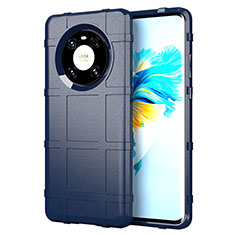 Custodia Silicone Ultra Sottile Morbida 360 Gradi Cover per Huawei Mate 40 Blu