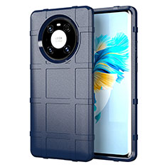Custodia Silicone Ultra Sottile Morbida 360 Gradi Cover per Huawei Mate 40E Pro 4G Blu
