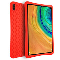 Custodia Silicone Ultra Sottile Morbida 360 Gradi Cover per Huawei MatePad Pro Rosso
