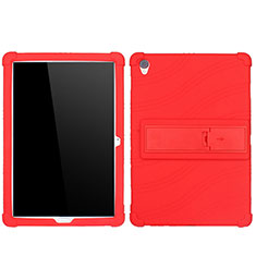 Custodia Silicone Ultra Sottile Morbida 360 Gradi Cover per Huawei MediaPad M6 10.8 Rosso