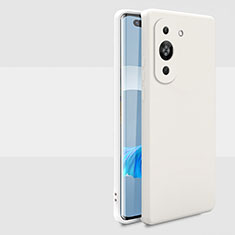Custodia Silicone Ultra Sottile Morbida 360 Gradi Cover per Huawei Nova 10 Pro Bianco