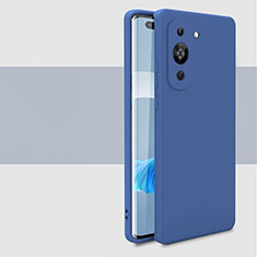 Custodia Silicone Ultra Sottile Morbida 360 Gradi Cover per Huawei Nova 10 Pro Blu