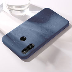Custodia Silicone Ultra Sottile Morbida 360 Gradi Cover per Huawei Nova 4e Blu