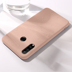 Custodia Silicone Ultra Sottile Morbida 360 Gradi Cover per Huawei Nova 4e Oro Rosa