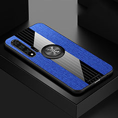 Custodia Silicone Ultra Sottile Morbida 360 Gradi Cover per Huawei Nova 6 5G Blu