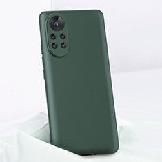 Custodia Silicone Ultra Sottile Morbida 360 Gradi Cover per Huawei Nova 8 5G Verde Notte