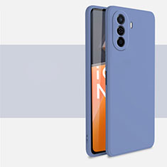 Custodia Silicone Ultra Sottile Morbida 360 Gradi Cover per Huawei Nova Y70 Grigio Lavanda