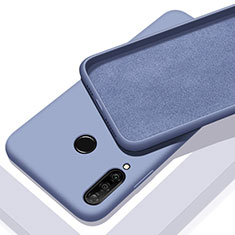 Custodia Silicone Ultra Sottile Morbida 360 Gradi Cover per Huawei P Smart+ Plus (2019) Cielo Blu