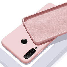 Custodia Silicone Ultra Sottile Morbida 360 Gradi Cover per Huawei P Smart+ Plus (2019) Oro Rosa