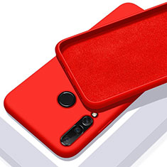 Custodia Silicone Ultra Sottile Morbida 360 Gradi Cover per Huawei P20 Lite (2019) Rosso